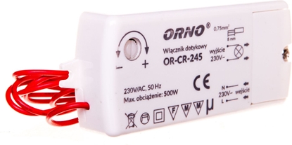 Attēls no Orno Włącznik dotykowy 500W 230V IP20 biały (OR-CR-245)