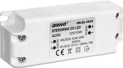 Picture of Orno Zasilacz LED 12V DC 15W 1,25A IP20 (OR-ZL-1612)