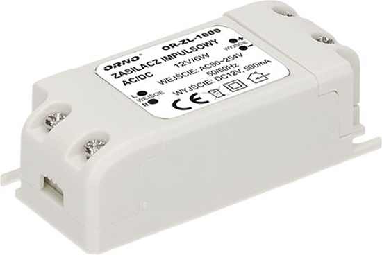 Picture of Orno Zasilacz LED 12V DC 9W 0,75A IP20 (OR-ZL-1610)