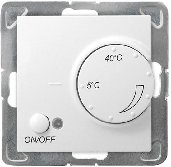 Picture of Ospel IMPRESJA Regulator temperatury czujnik napowietrzny biały (RTP-1YN/m/00)