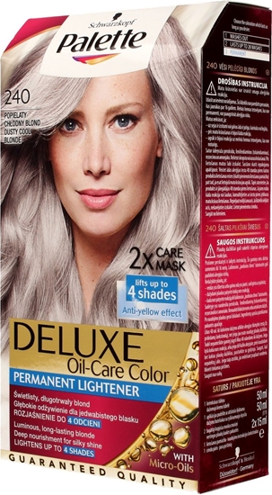 Picture of Palette Deluxe Oil-Care farba z mikroolejkami 240 Chłodny Blond