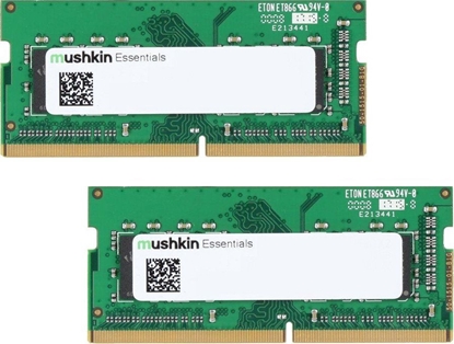 Attēls no Pamięć do laptopa Mushkin Essentials, SODIMM, DDR4, 16 GB, 3200 MHz, CL22 (MES4S320NF8GX2)