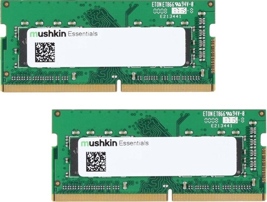 Изображение Pamięć do laptopa Mushkin Essentials, SODIMM, DDR4, 16 GB, 3200 MHz, CL22 (MES4S320NF8GX2)