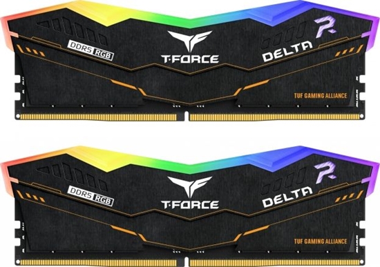 Picture of Pamięć TeamGroup T-Force Delta TUF Gaming Alliance RGB, DDR5, 32 GB, 5200MHz, CL40 (FF5D532G5200HC40CDC01)