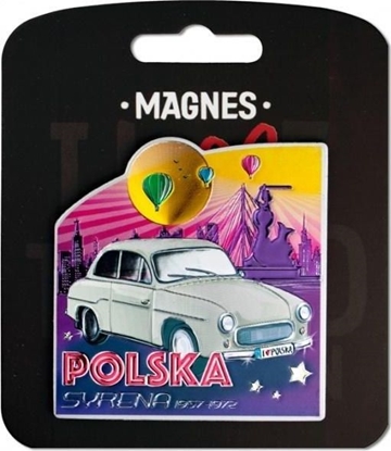 Attēls no Pan Dragon Magnes Polska Syrena - i love poland A