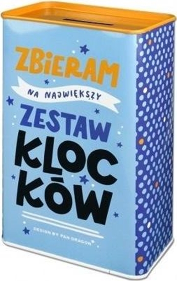 Изображение Pan Dragon Skarbonka Happy-Zestaw klocków