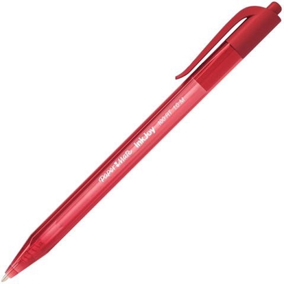 Attēls no Paper Mate Długopis jednorazowy INKJOY 100RT automatyczny, czerwony (SAN332)