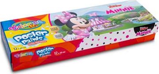 Picture of Patio Farby plakatowe Colorino Kids Myszka Minnie 12 kolorów 20 ml