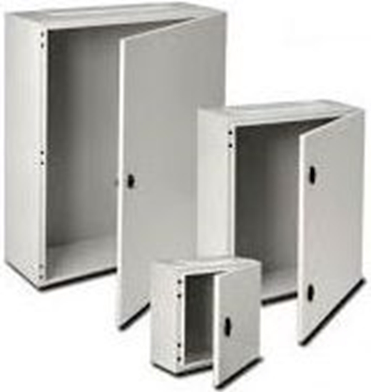 Изображение PCE Obudowa metalowa ARGENTA 1400x1000x300 /podwójne drzwi/z płytą IP66 (49512)