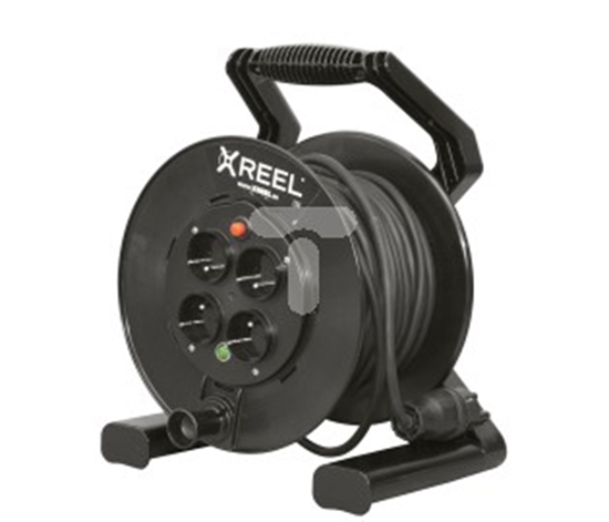 Изображение PCE Przedłużacz bębnowy XREEL 40m H05RR-F 3x2,5 IP20 4xGS 230V