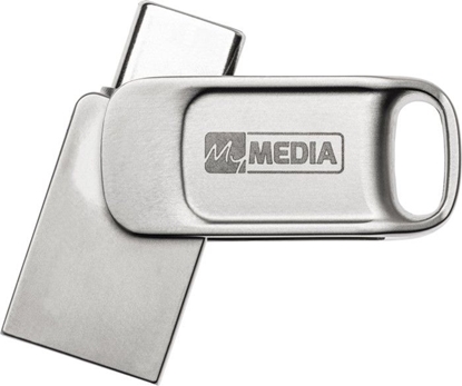 Attēls no MyMedia MyDual USB 2.0 USB flash drive 64 GB USB Type-A / USB Type-C Silver