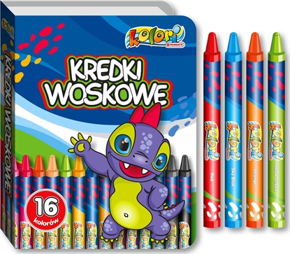 Изображение Penmate Kredki Premium Kolori Dino 16 kolorów PENMATE