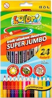 Изображение Penmate Kredki Premium Kolori Jumbo 24 kolory PENMATE