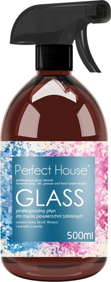 Изображение Perfect House GLASS PROFESJONALNY PŁYN DO MYCIA POWIERZCHNI SZKLANYCH PERFECT HOUSE 500 ML