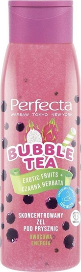 Изображение PERFECTA Bubble Tea skoncentrowany żel pod prysznic Exotic Fruits & Czarna Herbata 400ml