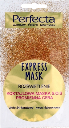 Изображение Perfecta Express Mask Koktajlowa Maska S.O.S rozświetlająca 8ml