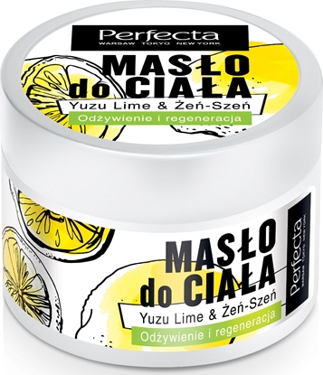 Attēls no Perfecta Masło do ciała Yuzu Lime & Żeń-Szeń - odżywienie i regeneracja 225g