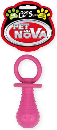 Attēls no Pet Nova TPR Pacifier Pink 14cm