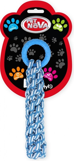 Изображение Pet Nova TPR Ropering Blue 30cm