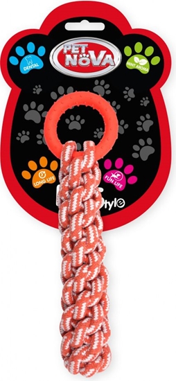 Изображение Pet Nova TPR Ropering Orange 30cm