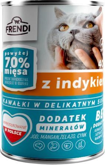 Picture of Pet Republic Frendi kawałki indyka w delikatnym sosie dla kota 400g