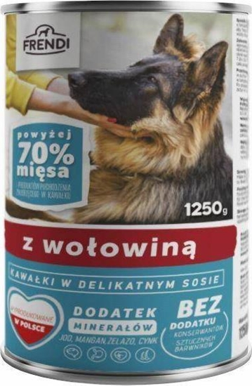 Изображение Pet Republic FRENDI PIES puszka WOŁOWINA sos /8 1250g