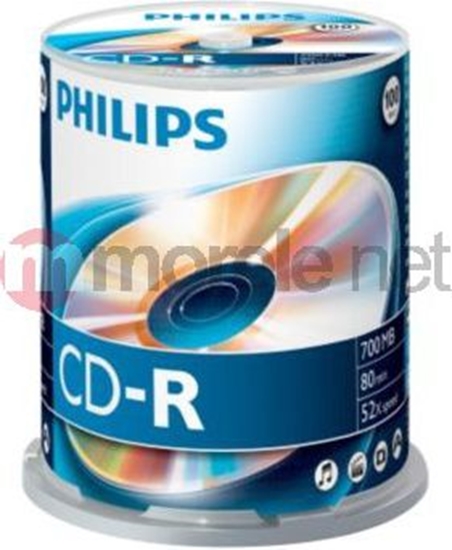 Изображение Philips CD-R 700 MB 52x 100 sztuk (CR7D5NB00)