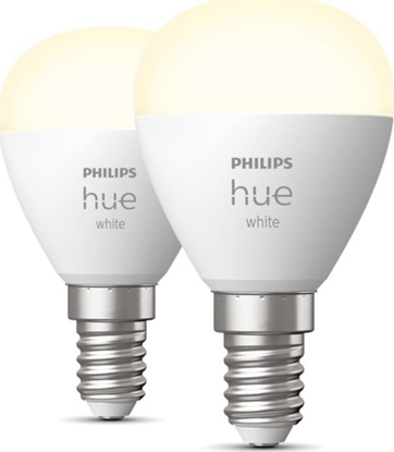 Изображение Philips Hue White Lustre – E14 smart bulb – (2-pack)