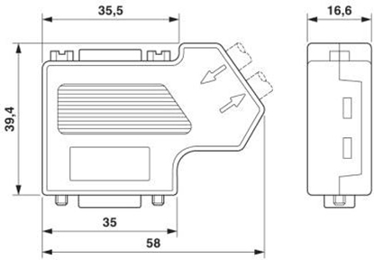 Picture of Phoenix Contact Złącze 9P SUBCON-PLUS-PROFIB/PG/SC2 (2708245)