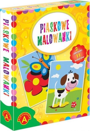 Изображение Piaskowe malowanki - Pies i Motyl ALEX