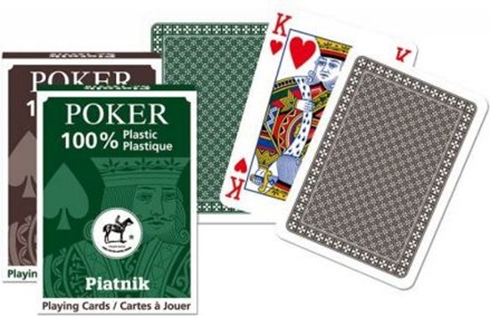 Picture of Piatnik Karty Pojedyncze Talie 'Plastik Poker'