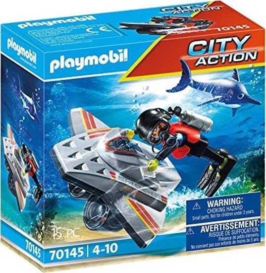 Изображение Playmobil Distress Diving Scooter (70145)