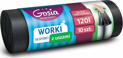 Attēls no Politan Gosia Worki Na Śmieci Uszy 120l A10 Czarne 4413