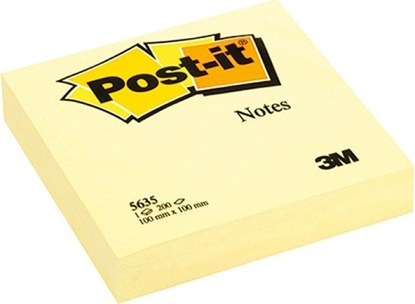 Picture of Post-it BLOCZEK POST-IT ŻÓŁTY 100 X 100 MM 200 KARTEK SAMOPRZYLEPNY