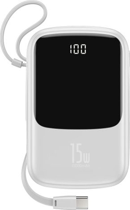 Picture of Powerbank Baseus Qpow 15W USB-C 10000mAh Biały