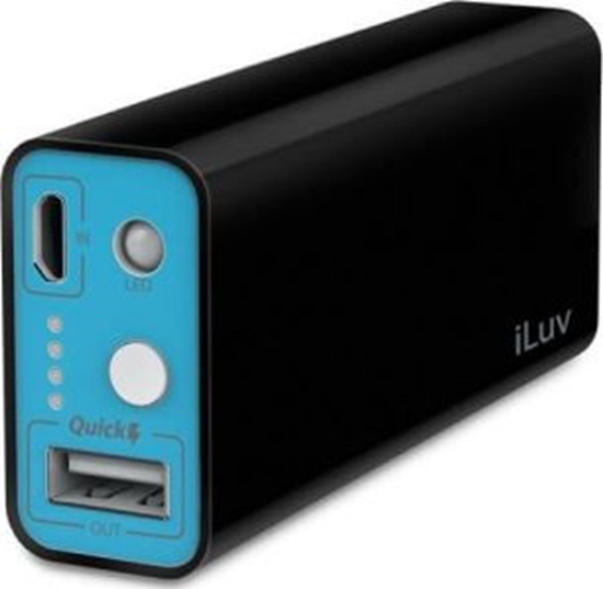 Изображение Powerbank iLuv MyPower 5200mAh Czarno-niebieski