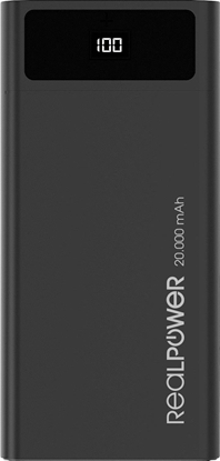 Picture of RealPower Powerbank PB-20k PD       schwarz        20.000mAh