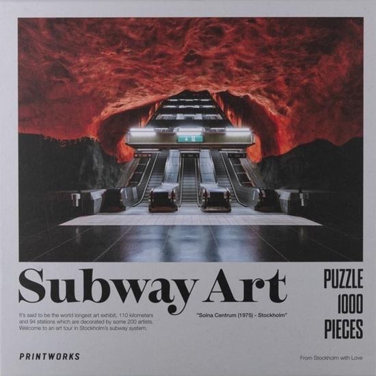 Изображение Printworks Puzzle 1000 Subway Art Fire