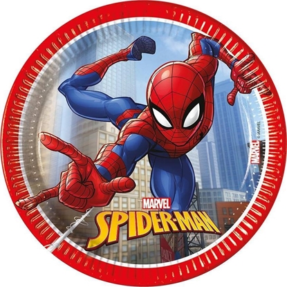 Изображение PROCOS Talerzyki papierowe 20cm 8 szt Spiderman