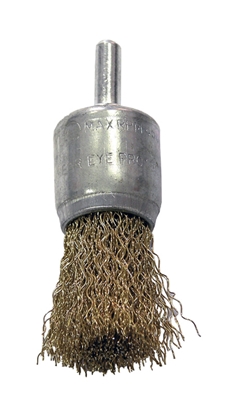Изображение Pro-Line Szczotka pędzelkowa z drutu falowanego miedziowanego z trzpieniem 17mm - 32861