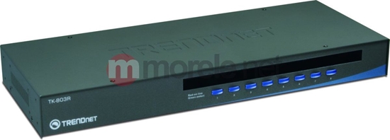 Изображение Przełącznik TRENDnet 8 PORT KVM USB/PS2 8 PORT KVM USB/PS2 (TK-803R) - Z010048