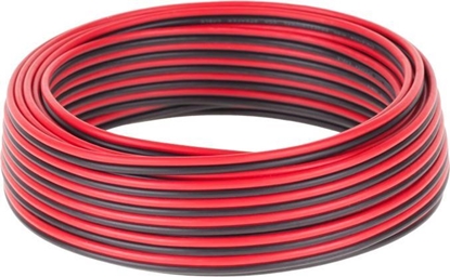 Picture of Przewód Cabletech Kabel głośnikowy CCA 0.75mm czarno-czerwony 10M