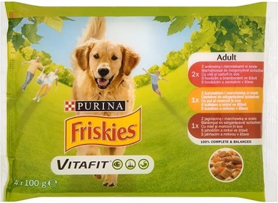 Изображение Purina Friskies Vitafit Adult 4x100g - 7613035343580