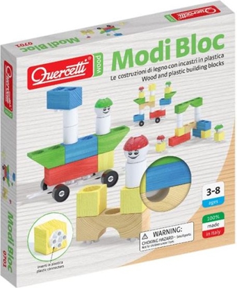 Изображение Quercetti Drewniane klocki Modi Block 18el (040-0701)