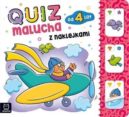 Attēls no Quiz malucha z naklejkami od 4 lat