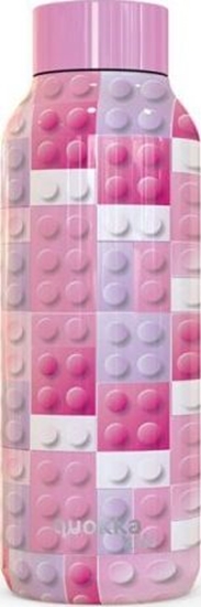 Picture of Quokka Termos dla dzieci Solid Kids Pink Bricks 0.51 l Różowy