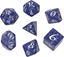 Picture of Q-Workshop Komplet Kości Classic RPG Dice Set - Kobaltowo-biały