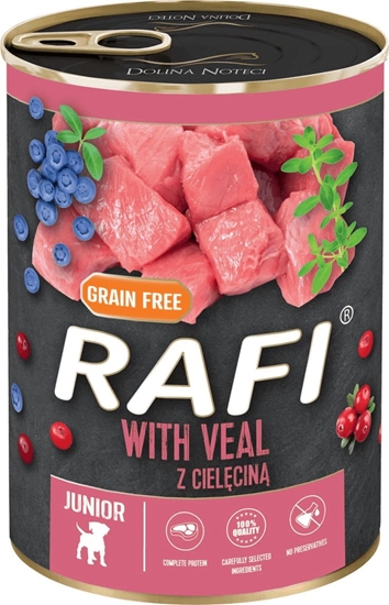 Изображение Rafi RAFI PIES pusz.400g JUNIOR CIELĘCINA w pasztecie