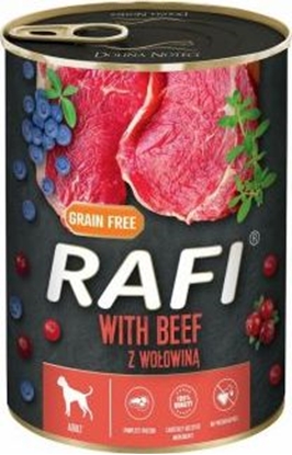 Изображение Rafi RAFI PIES pusz.400g WOŁOWINA, BORÓWKA, ŻURAWINA /24