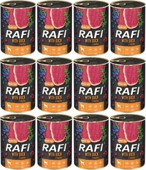 Изображение Rafi RAFI PIES pusz.800g KACZKA, BORÓWKA, ŻURAWINA